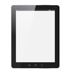 Realistic tablet pc computer vector image