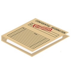 Old top secret document Royalty Free Vector Image