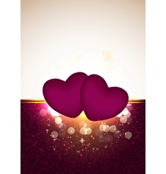 Valentines day card vector image