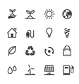 Ecology icons vector image