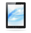 Realistic tablet pc computer vector image