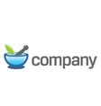Alternative medicine logo vector image