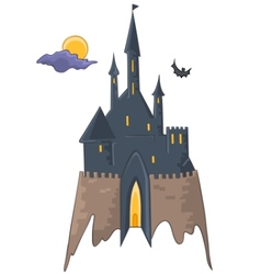 Cartoon castle Cartoon castle vector image