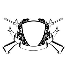 Military frame vector image