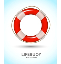 Lifebuoy vector image