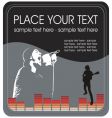 Modern music vector image