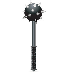 Mace illustration vector image