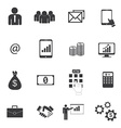 Business icons Business icons vector image