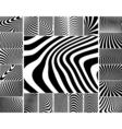 Zebra stripes vector image