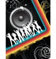Disco people vector image