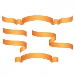 Old banners vector image