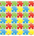Colorful puzzles vector image