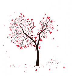 Valentine tree Valentine tree vector image