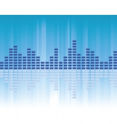 Music equalizer vector image