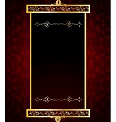 Red vintage background vector image