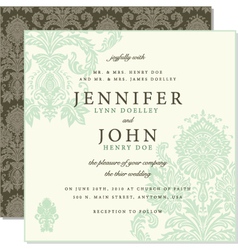 Wedding invites vector image