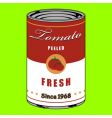 Tomato can vector image