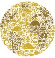 Environmental icons globe vector image
