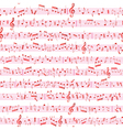 Notes seam heart Notes seam heart vector image
