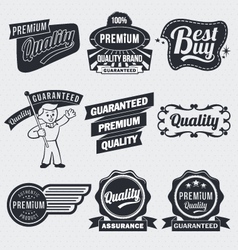 Vintage Label Set Vintage Label Set vector image