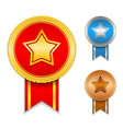 Medals vector image