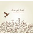 Floral background vector image