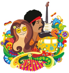 Face Plant Music Isolated vector image