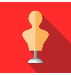 Dressmakers model icon in flat style vector image