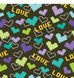 Pattern heart vector image