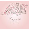 Floral background vector image