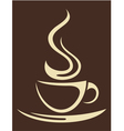 Cup of coffee Cup of coffee vector image