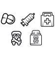 Medicine symbols vector image
