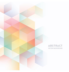 Abstract Isometric Shape Background vector image