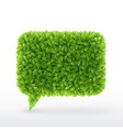 Foliage bubble vector image