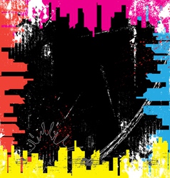 Abstract frame design vector image