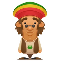 Rastafarian vector image