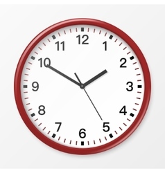 White clock Royalty Free Vector Image - VectorStock