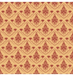 Elegant Floral Damask Pattern vector image