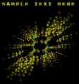 Molecule binding vector image