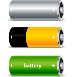 Battery vector image