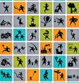 People silhouettes vector image