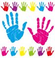 Hand print Hand print vector image