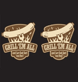 Barbecue Emblem vector image