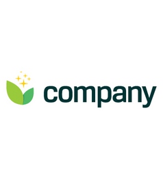 Natural medicine logo vector image