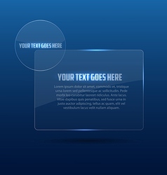 Glass frame 2 vector image