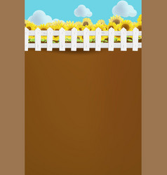 Sun flower field nature background Sun flower field nature background vector image