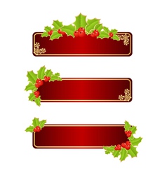 Christmas decorations Christmas decorations vector image