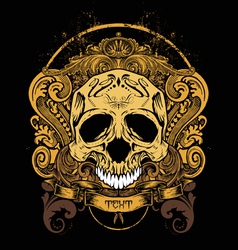 Skull vector image