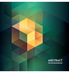 Abstract Isometric Shape Background vector image