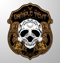Skull vector image